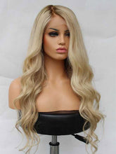 Ombre Blonde Highlight Lace Front Wig for White Women 100% Human Hair