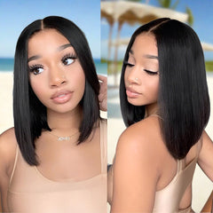 Glueless Ready to Wear Human Hair Bob Wigs