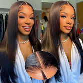 Beginner-Friendly Straight Glueless Wig 100% Human Hair