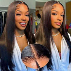 Beginner-Friendly Straight Glueless Wig 100% Human Hair