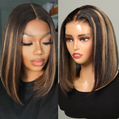 Glueless Ready to Wear Human Hair Bob Wigs