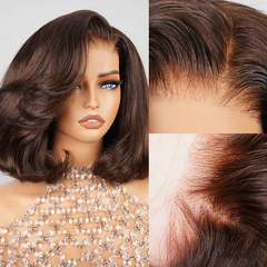 Short Cut Layered Human Hair Wigs