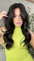 SULMY Body Wave Wigs 100% Real Human Hair for Caucasian 180% Density