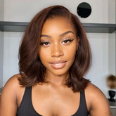 Short Cut Layered Human Hair Wigs