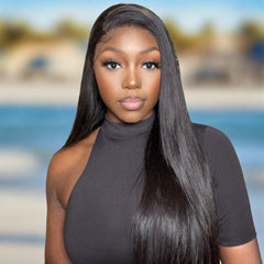 Glueless Wig Ready to Go Silky Straight Human Hair Wigs