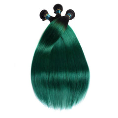Green Bundles Straight Hair Dark Roots | SULMY.