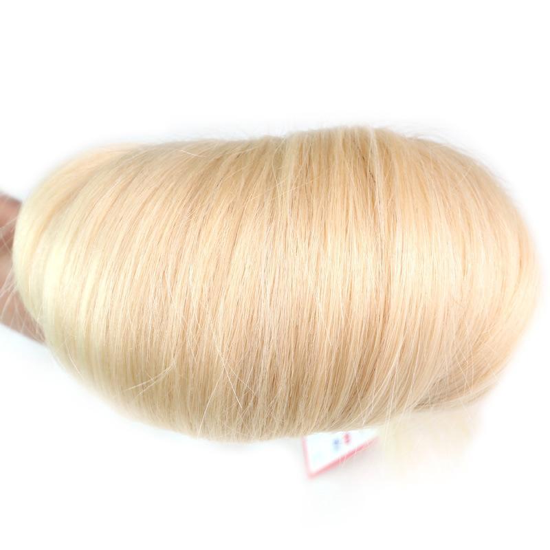 Black Roots 613 Bundles With Closure Straight Ombre Blonde Human Hair | SULMY.