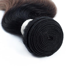 Silver Grey Hair Weave 1 Bundle Dark Roots | SULMY.