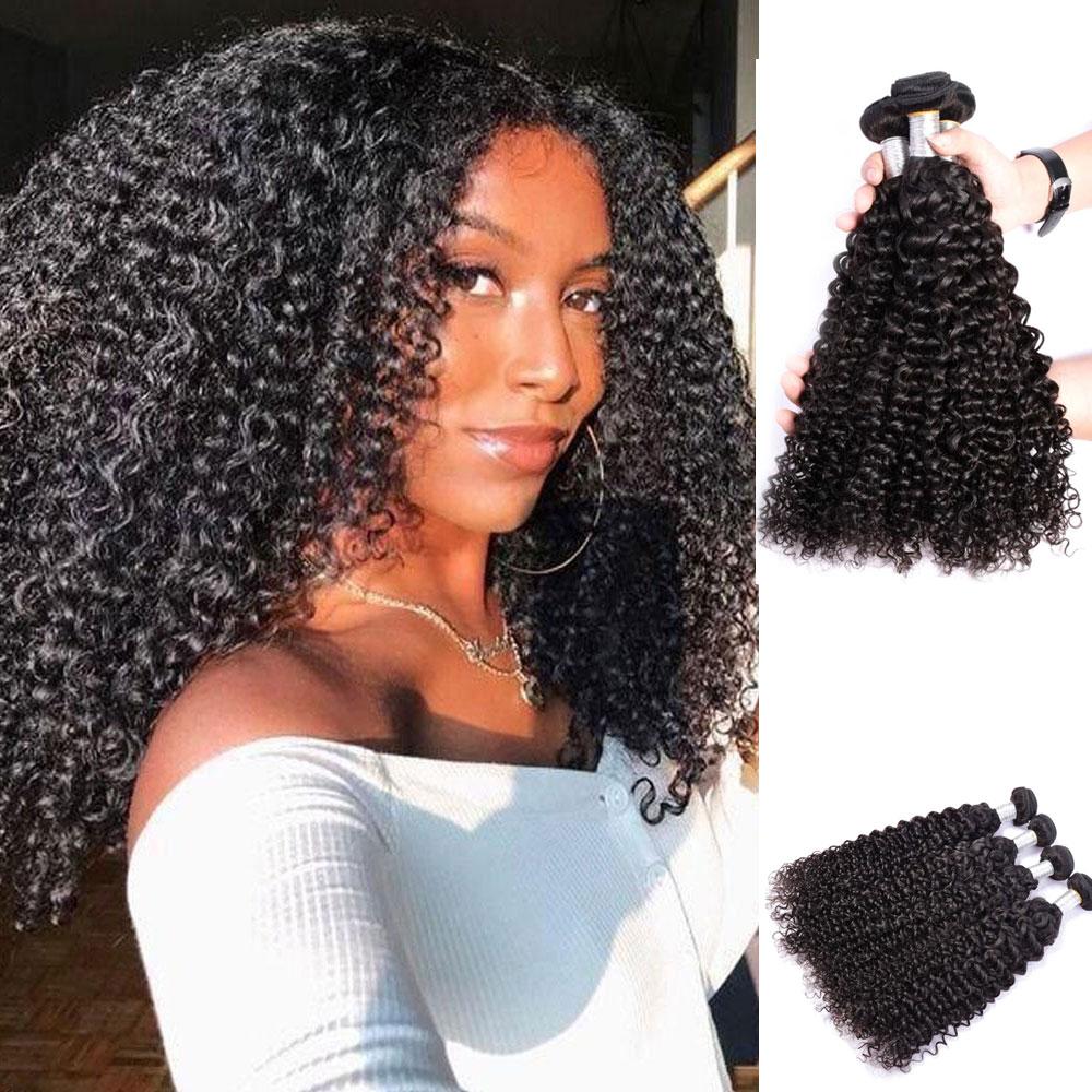3 Bundles Deal Curly Brazilian Virgin Human Hair Weave Bundles | SULMY.