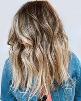 Dirty Blonde Wigs 100% Real Human Hair for Caucasian | Free Shipping