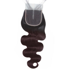 99j Bundles with Cloure Dark Roots Ombre Human Hair Weave | SULMY.