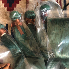 Emerald Green Human Hair Weaving Bundles with Closure Brazilian Hair Extensions