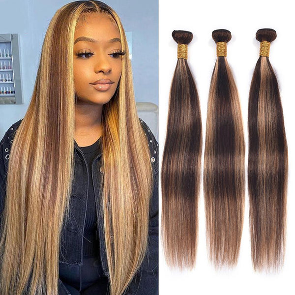 Weave best sale hair highlights