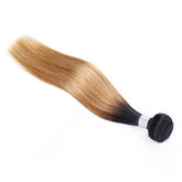 Sulmy 1 Bundle 1b/#27 Two Tone Colored Straight Ombre Brazilian Human Hair Weave | SULMY.