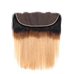 Sulmy 3 Bundles With Frontal Closure 1b #4 #27 Ombre straight Brazilian Hair Weave | SULMY.