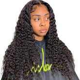 Lace Front Human Hair Wigs 13x4 Lace Wig Deep Wave, Pre-plucked, 180% Density-SULMY | SULMY.