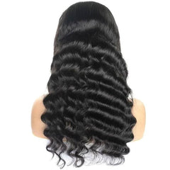 Lace Front Human Hair Wigs 13x4 Lace Wig Loose Deep Wave, Pre-plucked, 180% Density-SULMY | SULMY.