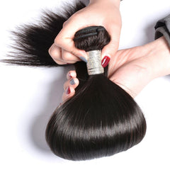 3 Bundles Deal Silky Straight Brazilian Virgin Human Hair Weave Bundles | SULMY.