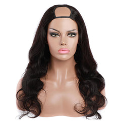 U Part Wig 2x4Inch Human Hair Half Wig Body Wave SULMY | SULMY.
