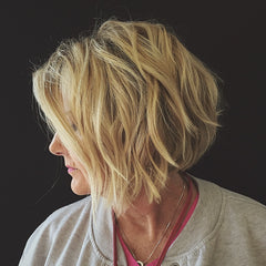 Wavy Wigs for Women over 50 for Women Caucasian 100% Human Hair
