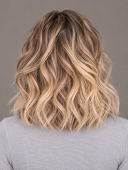 SULMY Volumizing Balayage Bob Wigs for Women Caucasian 100% Human Hair — back view, AI-generated visualization [transfer:15428216979676-back]