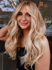 Strawberry Blonde Wigs 100% Real Human Hair for Caucasian | Free Shipping