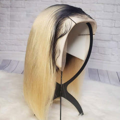 1b 613 Blonde Bob Lace Front Wig Colored Short Ombre Human Hair Wigs -SULMY | SULMY.