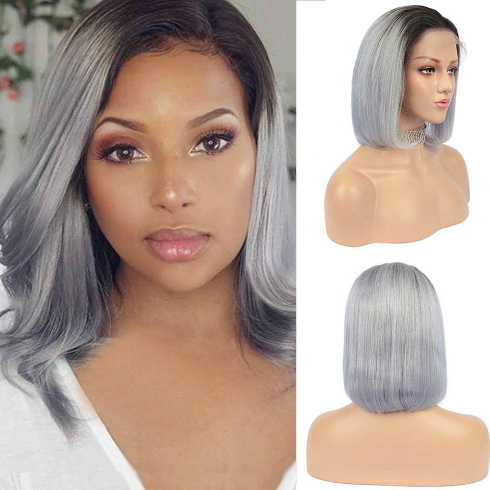Colored Bob Wigs Human Hair Lace Wigs 180% Denstity Pre-plucked SULMY | SULMY.