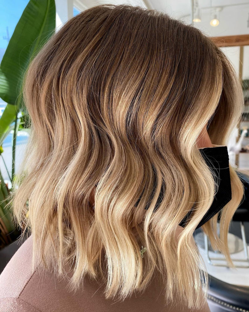 SULMY Light Blonde with Darker Root Melt Wigs 100% Real  display picture 1