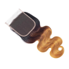 Sulmy 3 Bundles With Closure 1b #4 #27 Ombre body wave Brazilian Hair Weave | SULMY.