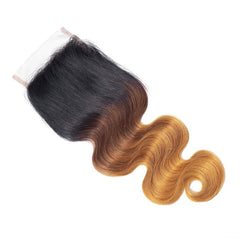 Sulmy 3 Bundles With Closure 1b #4 #27 Ombre body wave Brazilian Hair Weave | SULMY.