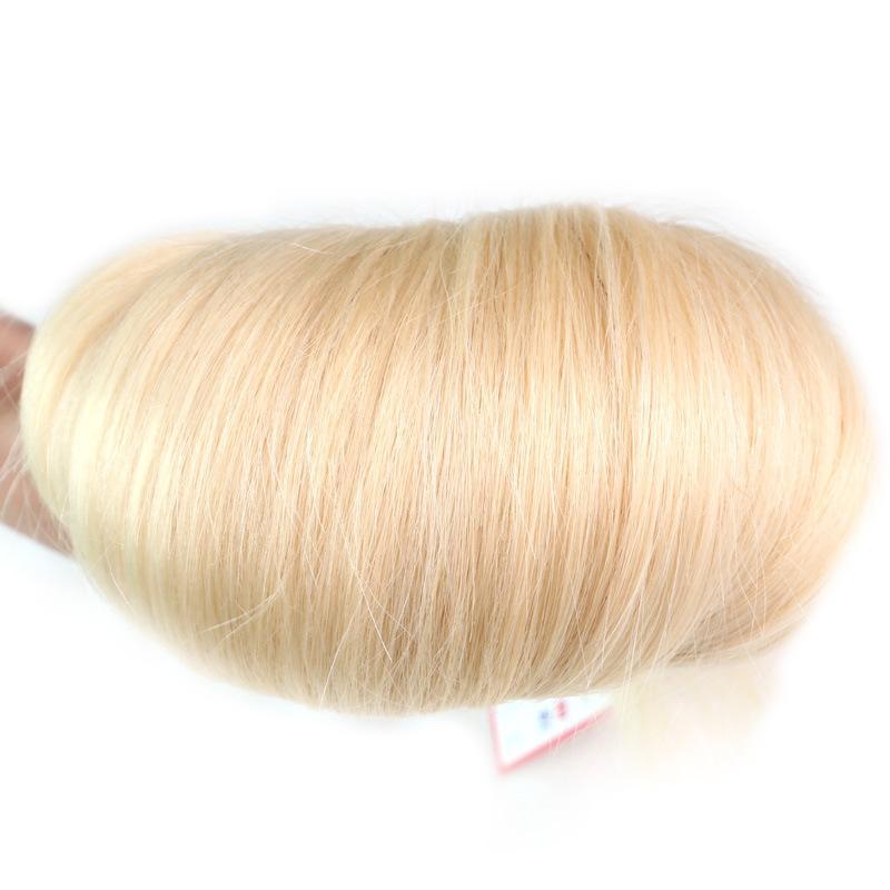Ombre 613 Bundles With Frontal Straight Blonde Human Hair Dark Roots | SULMY.