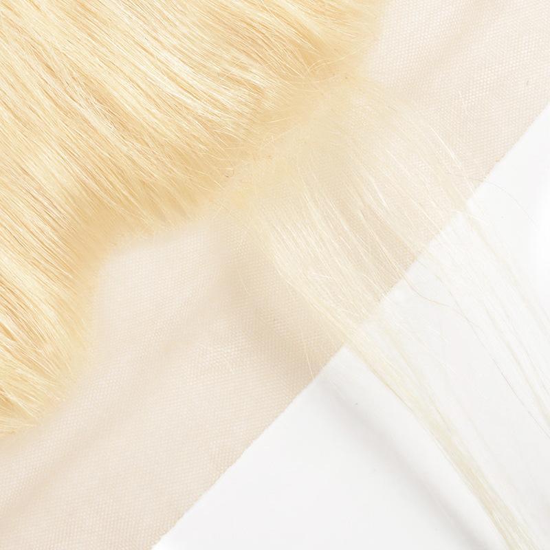 613 Bundles With Frontal Honey Blonde Human Hair Weave With Frontal Body Wave | SULMY.