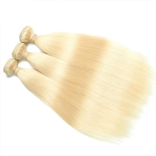 613 Hair Bundles Blonde Straight Human Hair | SULMY.