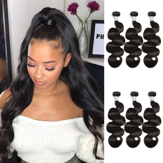 3 Bundles Deal Body Wave Brazilian Virgin Human Hair Weave Bundles | SULMY.