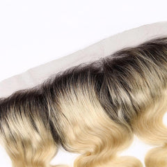 Dark Roots 613 Bundles With Frontal Body Wave Blonde Human Hair | SULMY.