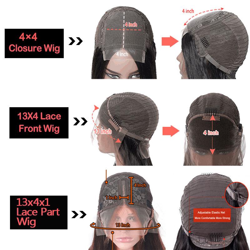 Black Wig With Burgundy Highlights Wavy Wigs Human Hair | SULMY.