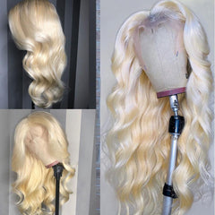 Ombre Lace Front Wig Wavy Human Hair Wigs 180% Density | SULMY.