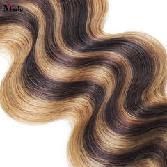 Brown Blonde Highlighted Lace Closure Body Wave | SULMY.