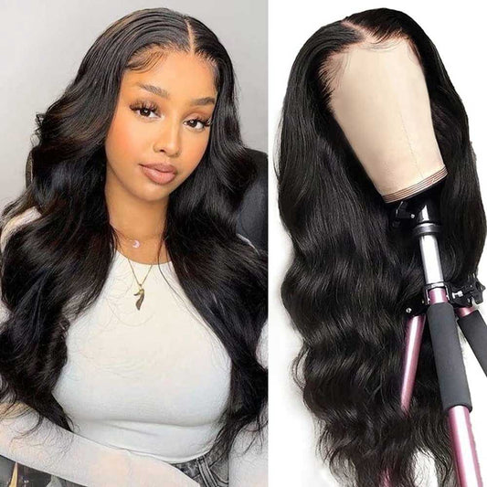 SULMY HD Lace Frontal Wig Body Wave Transparent Human Hair Wigs