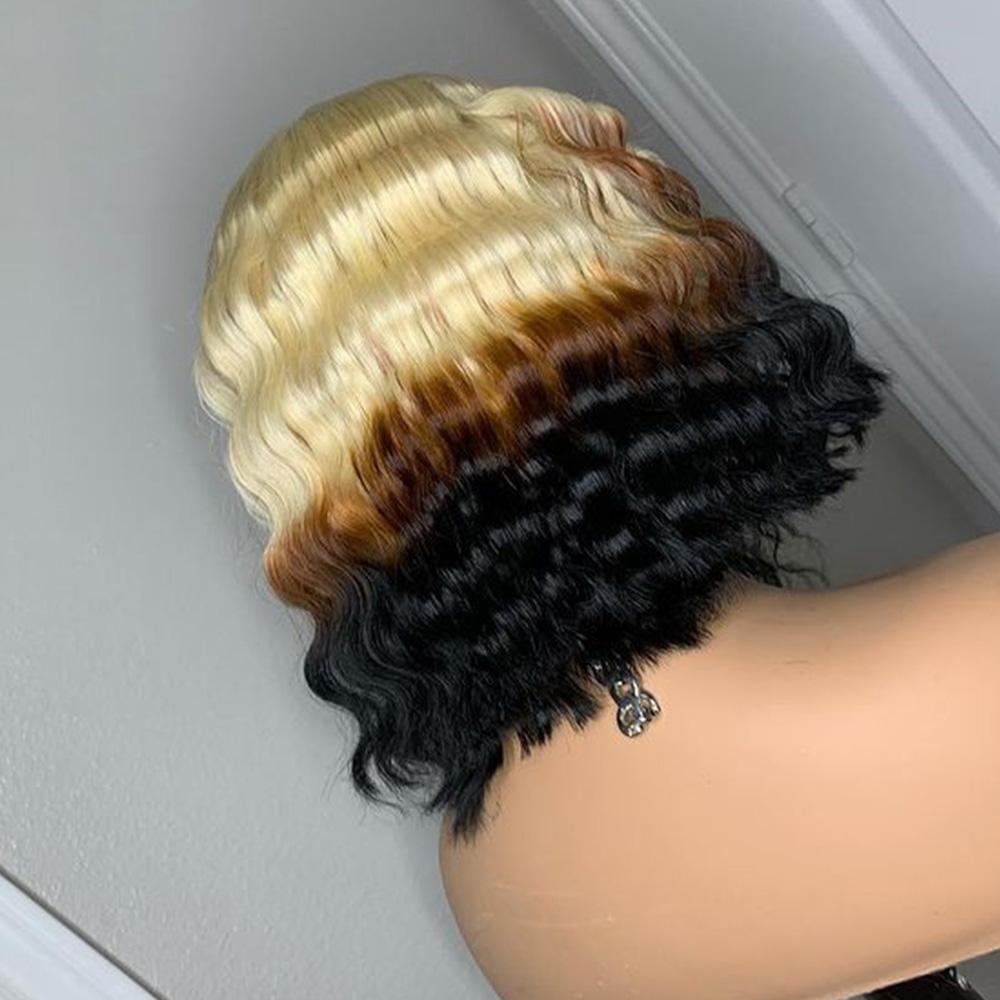 Black hair store with blonde underneath