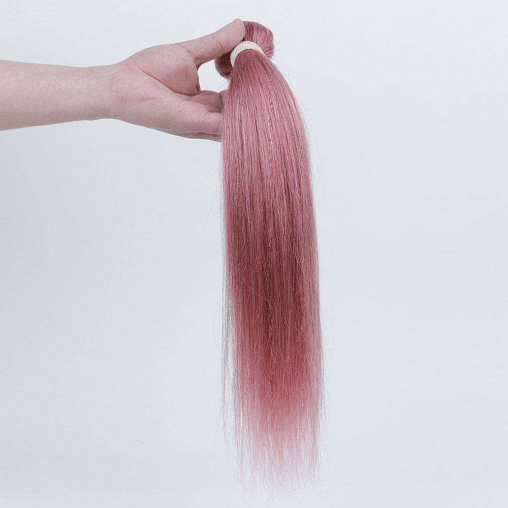 Pink Hair Weave Bundles With Closure | SULMY.
