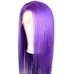 Purple Wigs Human Hair Purple Lace Front Colored Wigs SULMY | SULMY.