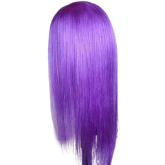 Purple Wigs Human Hair Purple Lace Front Colored Wigs SULMY | SULMY.