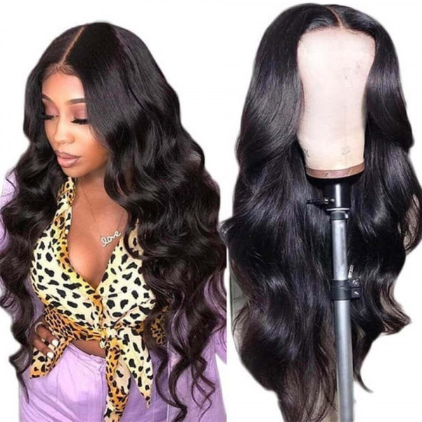 Lace Front Human Hair Wigs 13x4 Lace Wig Body Wave, Pre-plucked, 180% Density-SULMY | SULMY.