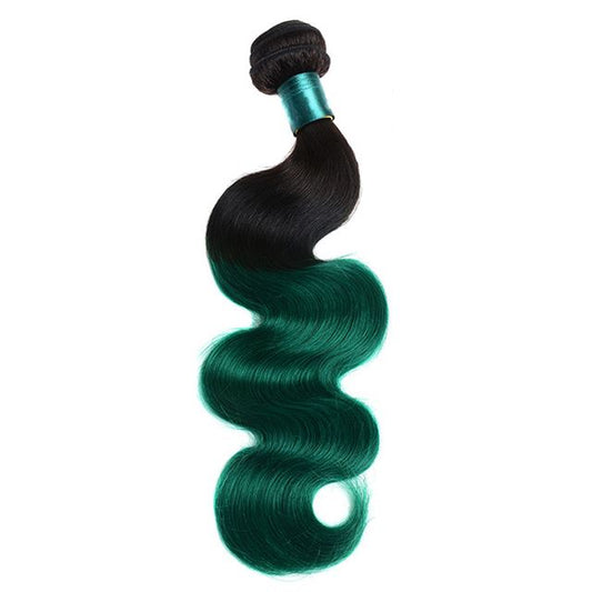 Dark Green Hair Bundles Wavy Human Hair | SULMY.