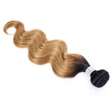 Sulmy 1 Bundle 1b/#27 Two Tone Colored body wave Ombre Brazilian Human Hair Weave | SULMY.