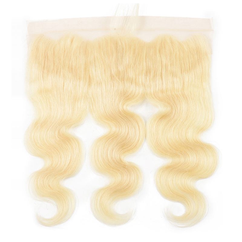 613 Bundles With Frontal Honey Blonde Human Hair Weave With Frontal Body Wave | SULMY.