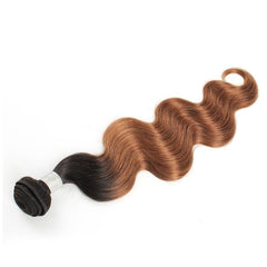 Sulmy 3 Bundles With Frontal Closure 1b #30 Ombre body wave Brazilian Hair Weave | SULMY.