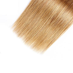 Sulmy 3 Bundles 1b/#27 Two Tone Colored Straight Ombre Brazilian Human Hair Weave | SULMY.